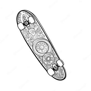 Skateboard Coloring Page 6731-5543