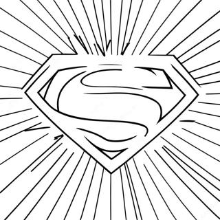 Superman Logos Coloring Pages