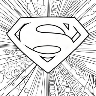 Classic Superman Logo Coloring Page 67323-54107