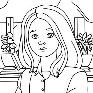 Daria Song Coloring Pages