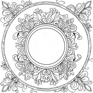 Decorative Mirror Coloring Page 67343-54117