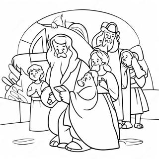 Pages Of The Bible Coloring Pages