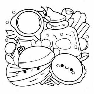 Aesthetic Stickers Coloring Page 67362-54134