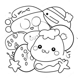 Cute Aesthetic Stickers Coloring Page 67363-54137