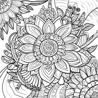 Relaxing Mandala 420 Coloring Page 67373-54142