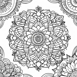 Relaxing Mandala 420 Coloring Page 67373-54143