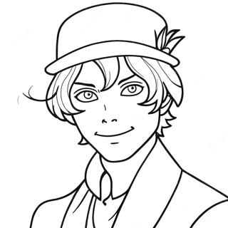 Dazai Coloring Pages