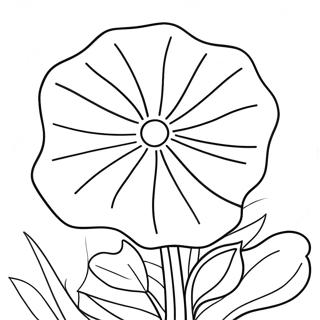 Morning Glory Coloring Pages