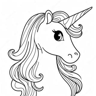 Unicorn Princess Coloring Pages