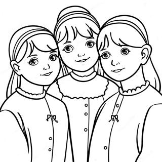 Three Sisters Coloring Pages