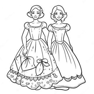 Three Sisters Coloring Pages