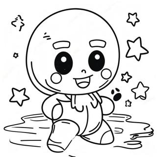 Dust Sans Character Coloring Page 67442-54199