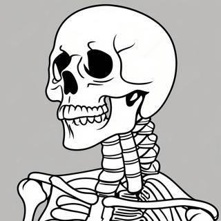 Label The Skeleton Coloring Pages