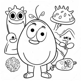 Cloudy With A Chance Of Meatballs 2 Coloring Pages