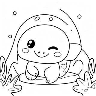 Squishmallow Axolotl Coloring Pages