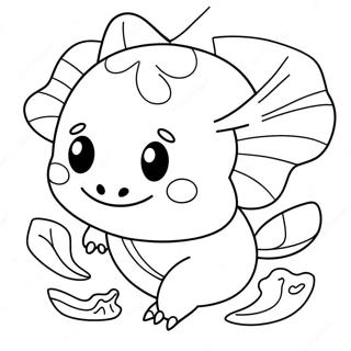 Squishmallow Axolotl Coloring Page 6751-5550