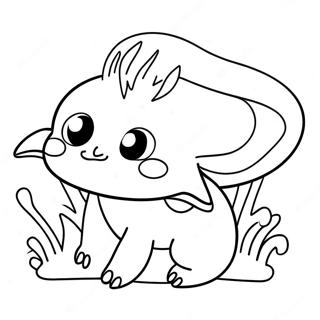 Squishmallow Axolotl Coloring Page 6751-5551