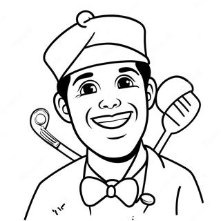 Cheerful Dentist With Santa Hat Coloring Page 67523-54268