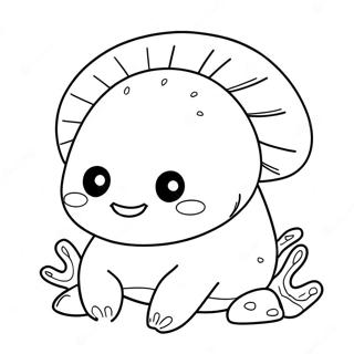 Cute Squishmallow Axolotl Coloring Page 6752-5553