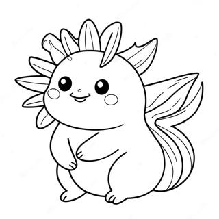 Cute Squishmallow Axolotl Coloring Page 6752-5556