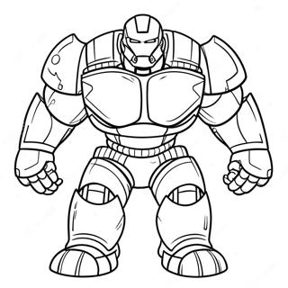 Hulkbuster Coloring Pages