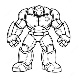 Hulkbuster Armor Coloring Page 67532-54275