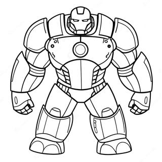 Hulkbuster Armor Coloring Page 67532-54276