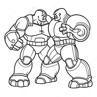 Hulkbuster Coloring Pages