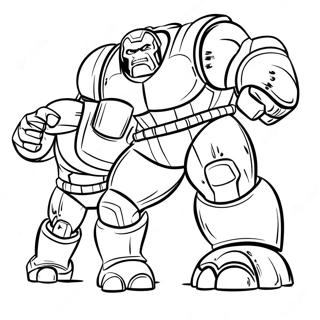 Hulkbuster Vs Hulk Coloring Page 67533-54270