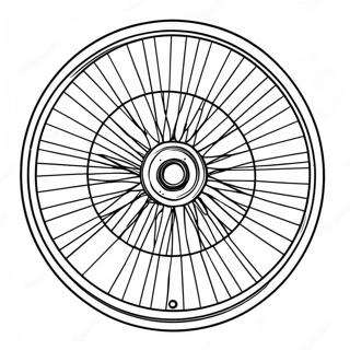 Wheel Coloring Pages