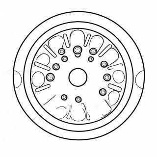 Bright Cartoon Wheel Coloring Page 67543-54283