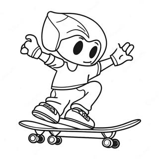 Sk8 The Infinity Coloring Page 67552-54286