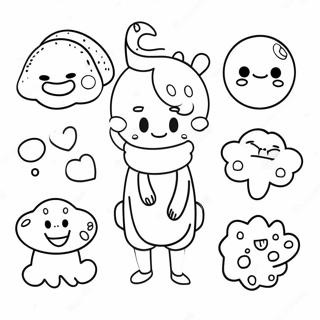 Cute Agere Characters Coloring Page 67563-54300