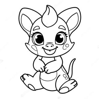 Baby Bop Coloring Pages