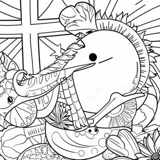 New Zealand Flag Coloring Pages