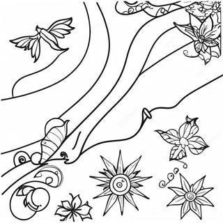 New Zealand Flag Coloring Page 67632-54355