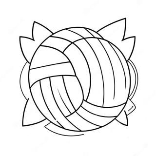 Cute Volleyball Quote Coloring Page 67642-54358