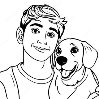 Faze Rug With Dog Coloring Page 67653-54371