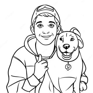 Faze Rug With Dog Coloring Page 67653-54372