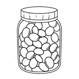 Jelly Beans Coloring Pages