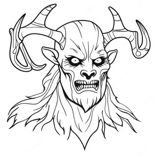 Wendigo Coloring Pages