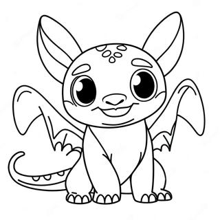 Toothless And Stitch Coloring Pages