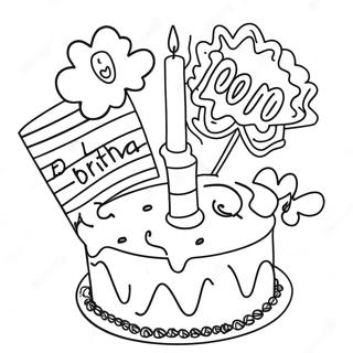 Happy Birthday Mom Coloring Pages