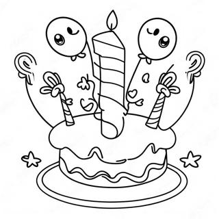 Happy Birthday Mom Coloring Page 6771-6123