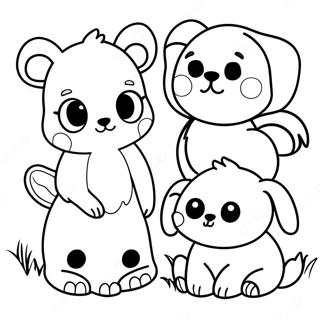 Cute Animal Images Coloring Page 67723-54426