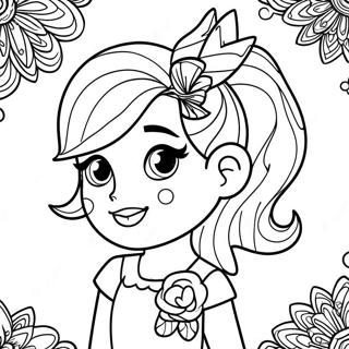 Lol Surprise Sparkly Hair Coloring Page 67743-54441