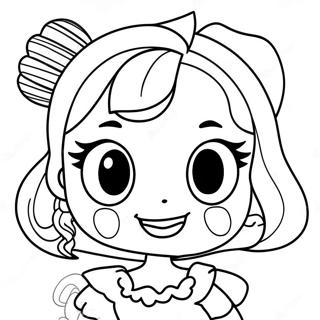 Lol Surprise Sparkly Hair Coloring Page 67743-54443