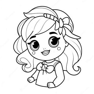 Lol Surprise Sparkly Hair Coloring Page 67743-54444