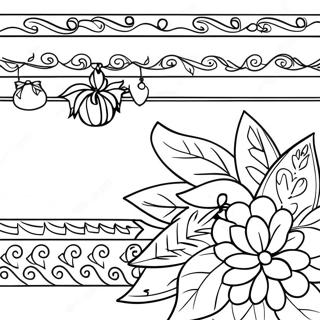 Christmas Border Clipart Coloring Page 67792-54486