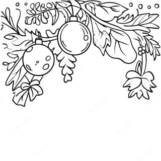 Christmas Border Clipart Coloring Page 67792-54488